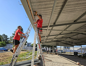Výměna střešní krytiny na farmě